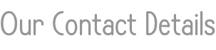 Our Contact Details